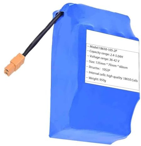 ZXLLAFT Batterie au Lithium 36V 4AH 10S2P Batterie de Remplacement [Classe énergétique A]