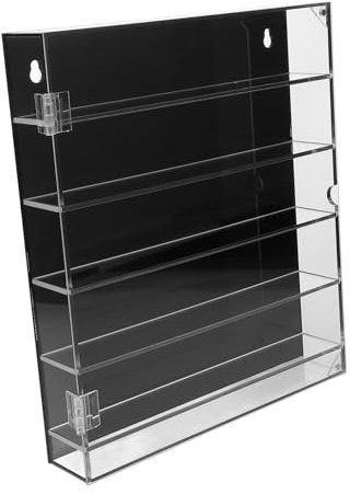 Alipis Acrylic Display Case for Mini Figures Boys and Girls Toy Storage Box Small Display Stand Toy Car Storage Organizer for Boys and Girls
