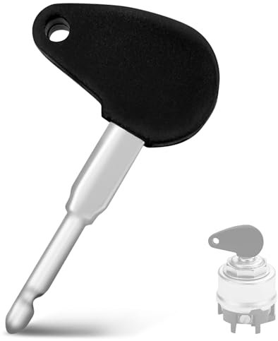 Clé de contact pour interrupteur d'allumage Bosch - Clé universelle pour serrure de contact Bosch pour tracteur, tracteur et engins de chantier