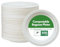 CaterCo Disposable Bagasse Paper Plates - White Eco-Friendly, Compostable, Super Rigid Tableware, Biodegradable, Sugarcane Plate, Heavy-Duty for Parties, Picnics, BBQs, Microwavable - 7 Inch, 500 Pack
