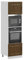 Myheimly Kitchen Cupboard, Küche Schrank, Kuechenschrank, Schrank Für Küche, Küchen Schrank, Hängeschrankm,Holzwerkstoff Küche Schrank,Braune Eiche,Herdumbauschrank 60 cm,60 x 57 x 207 cm