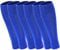Geebuzz 3 Pairs Football Sock Sleeves, Pre-cut Football Sleeves compatible with grip socks, Shin Guards Sleeves for Football, Basketball, Rugby (Blue, Medium)