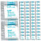 Iewroyt 50Pcs Urine Solidifier and Deodorizer Absorbent Poo Gel Portable Toilet Powder with Water-Soluble Package Bag Emergency Toilet Waste Pee Gel for Camping