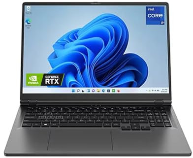 MeekRhynche 16 Inch Gaming Laptop Core i9 12900H 2.5K QHD IPS 165Hz Display,RTX 4060 8GB GPU RGB Backlit Keyboard | Win11 Pro High-Performance Notebook for Gaming&Streaming