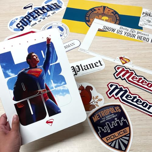 Star Cutouts RD013 Superman Poster, Signs & Room Decoration Pack Activity Pack Height 40cm