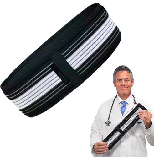 Generisch Orthogürtel für Ischias & Rücken,Rutschfester Verstellbarer Ortho Gürtel,Verstellbarers Hüftkompressionsgürtel mit Hoher Stabilität,Linderung von Hüftschmerzen Unisex Hüftgurt (109cm)