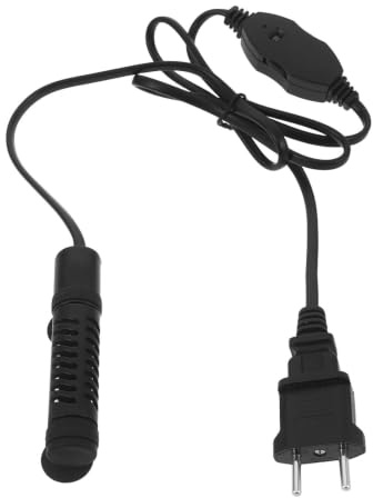 Hemobllo Chauffage Aquarium Submersible Noir 50w Contrôle Précis de Température et Design Économe en Énergie pour Aquarium et Bassin Extérieur