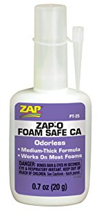 ZAP PT25 O Sekundenkleber, lösungsmittelfrei für Schaumstoff, 20 g