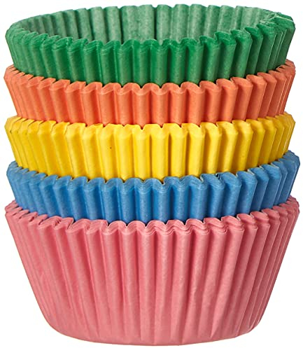 PME BC721 Mini moldes para Hornear Pastel, Paquete de 100, hojalata, Multicolor