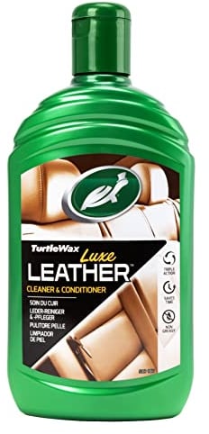 Turtle Wax, Luxe Leather - Producto de limpieza y acondicionador de piel, 500 ml