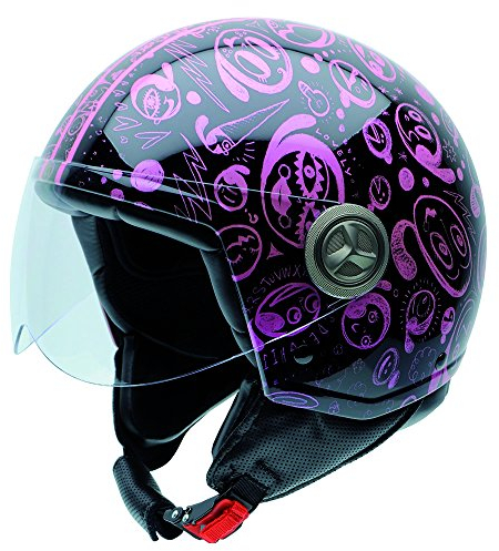 NZI Zeta by Olive Oyl Motorradhelm, Mehrfarbig Phiz, 55-56