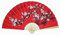 Large 60 Folding Wall Fan Prosperity Blossoms Original Handpainted