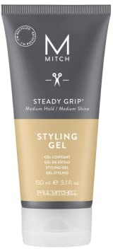 Paul Mitchell MITCH Steady Grip - Haar-Gel für Männer-Haare liefert natürlichen Glanz, Styling-Creme für starken Halt, Fülle und Formbarkeit - 150 ml frischen Duft