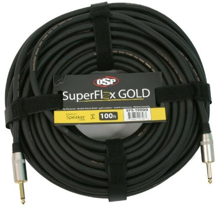Elite Core SuperFlex Gold SFS-100QQ Premium 12 Gauge Speaker Cable, 100-Feet