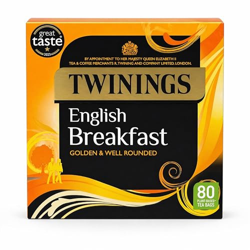 Twinings English Breakfast Tea 400 Tea Bags, (Multipack of 4 x 100 Tea Bags)