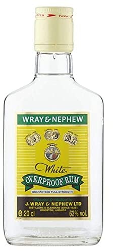 Wray & Nephew Rum 20 cl, 63 Percent ABV - White Overproof Jamaica Rum