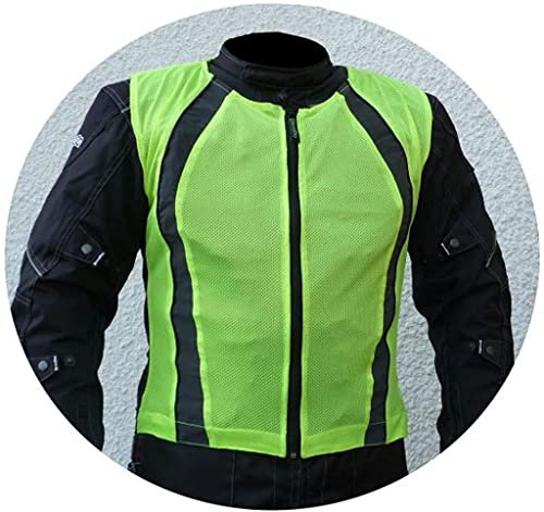 HEYBERRY Motorrad Warnweste Sicherheitsweste Reflektorweste neon gelb Gr. 3XL