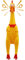 Novelty Place [Extra Load Squawking Chicken Hundespielzeug - Large 16 - Yellow Rubber Squeeze Quietschendes und schreiendes Huhn Haustiere oder Kinder
