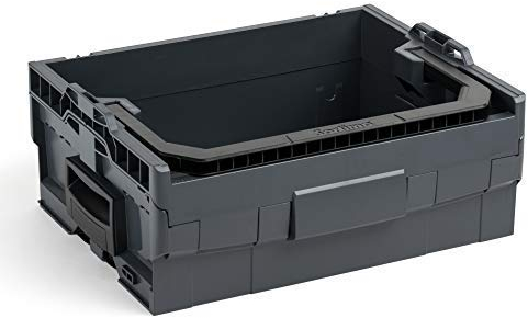 Bosch Sortimo LT-Boxx 170 in Anthrazit für Werkzeugkoffer | Innovatives Transportsystem | Bosch Werkzeugkoffer Leer | Kompatibel mit L-Boxx