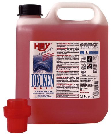 HEY sport DECKEN Wash Waschmittel für atumgsaktive Synthetik- und Baumwolldecken. by Hey Sport