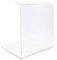 A+H Vitrine de protection alimentaire Sur-vitrine Type2 – comptoire de vente et de gâteau – Vitrine en verre transparent – Longueur 80cm/ Épaisseur 6mm