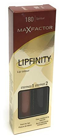 2 x Max Factor Lipfinity Lipstick Two Step New In Box - 180 Spiritual