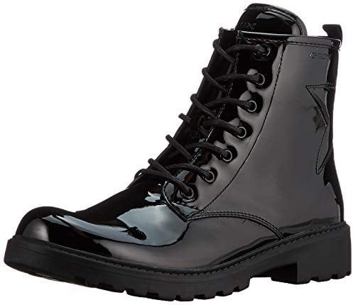Geox J Casey Girl, Caviglia barca Bambine e ragazze, Nero (Black), 34 EU