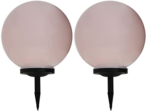vidaXL Außen-Solarlampen 2 Stk. LED Kugel 40 cm RGB