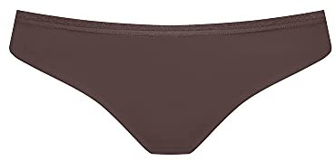 Wonderbra Women's Ultimate Silhouette Micro Bresilien Brazilian Knicker Not Applicable, Brown (Brun Mocha 0Bp), 14 (Manufacturer Size: X-Large)