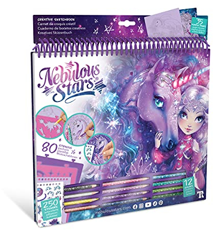 Nebulous Stars NS11371 Sketchbook-Fantasy Horses-Space Display