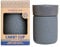 EST 2012 UBERSTAR BARWARE & GIFTS Carry Space Grey Ceramic Coffee Cup Insulated Thermal Silicone Lid 350ml