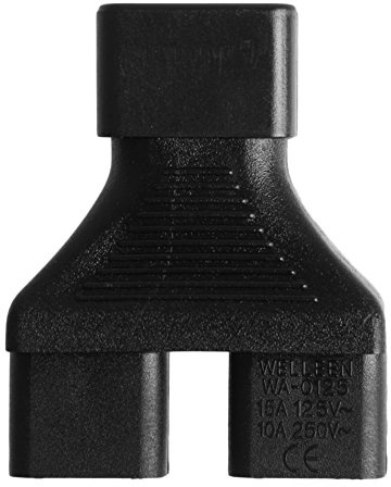Buwei IEC 320 C14 Stecker auf 2X C13 Buchse Y Splitterkabel Kabel IEC Netzteil