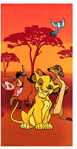 Drap de Plage ou Drap de Bain Le Roi Lion Disney