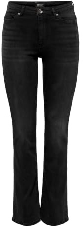 ONLY Female Flared fit Jeans ONLWAUW Hohe Taille Ausgestellt Jeans