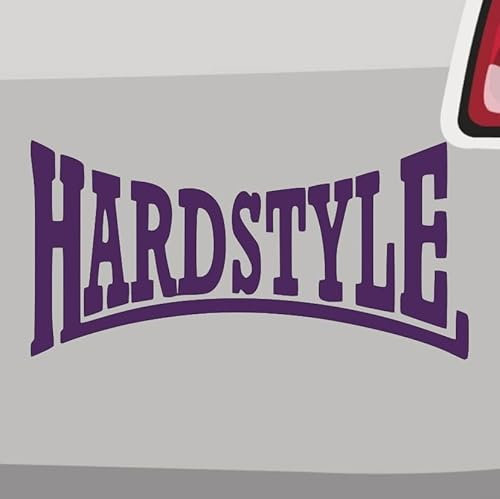 Hardstyle Aufkleber -6 Größen- Musik Fun Party DJ Festival Techno Sticker Bass