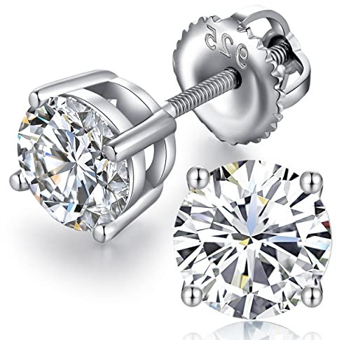 Boucle D 'Oreille Homme Boucle D Oreille Hommes Diamant à Vis Boucles D 'Oreilles Argent Pour Femmes Hommes