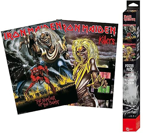 ABYSTYLE GBEye – Iron Maiden Set 2 Chibi Poster Killers/Nummer of the Beast