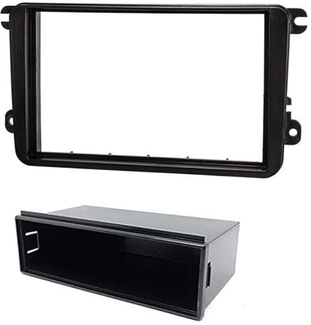 Sound Way - Adattatore Installazione Autoradio, Mascherina 1 DIN / 2 DIN Compatibile con Volkswagen/Skoda/Seat