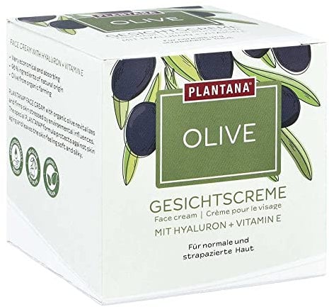 PLANTANA Olive Gesichtscreme Hyaluron & Vitamin-E 50 ml