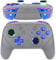eXtremeRate DTFS LED Tasten Kit für NS Switch Pro Controller, 9 Modi 6 Bereiche Leucht Thumbsticks D-Pad ABXY Trigger Buttons V2 LED Kabel Licht Knopf Zubehör für Switch Pro–Lila Blau Symboltasten