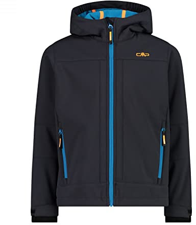 CMP - Softshelljacke für Kinder, Anthrazit-Riff, 104