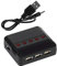 TONXX 3.7V Lipo Batterie 5 en 1 Chargeur USB pour E010 H31 Hubsan X4 Syma X5SW X5C X5HW X5UW/UDI RC Quadcopter w/RC LED Indiqué