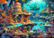 Puzzle 1000 Teile für Erwachsene, Puzzle farbenfrohes Legespiel, Wunderlicher Meeresboden