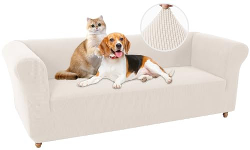 NOPEXTO Stretch Chesterfield Sofabezug 3 Sitzer Sofahusse Mit Armlehne Jacquard Sofa Überwürfe rutschfest Sofabezüge Waschbare Couchbezüge