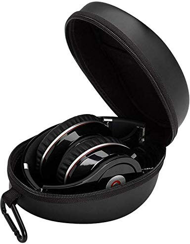 Hard Travel Carrying Headphone Case for Beats Studio Pro, Solo3, Studio3, Solo2, Solo Pro/Skullcandy Crusher Evo, Hesh 3, Riff 2 Foldable Wireless Bluetooth Headsets Over-Ear Headphones Storage Bag