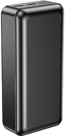 RIVACASE VA2103 Powerbank 30000mAh Batterie Externe Haute Capacité de Charge Entrée / Sortie Type-C 2 Entrées et 3 Sorties QC/PD 22.5W Chargeur Portable Compatible avec iPhone, Samsung, iPad, etc.