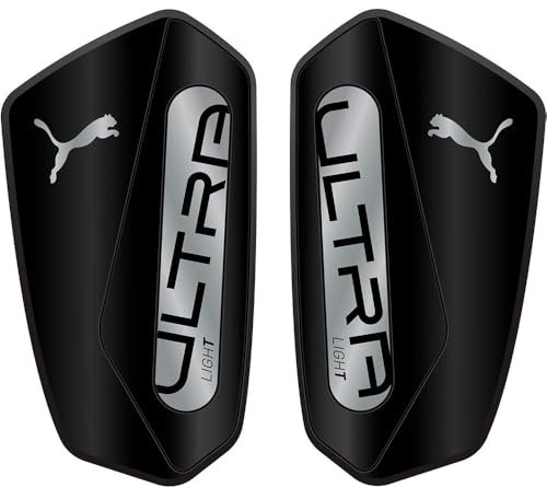 PUMA Unisex ULTRA Light Sleeve Schienbeinschoner, PUMA Black-PUMA Silver, L