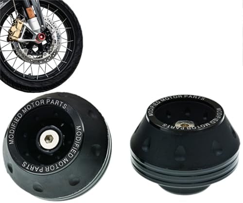 Sturzpads für Gabelräder, Sturzpads für Motorrad-Vordergabel - Aluminium-Rad-Crash-Slider-Crash-Pad - 2 Stück Slider Anti-Kollisions-Cups Motorrad-Sturzschutz für Motorräder