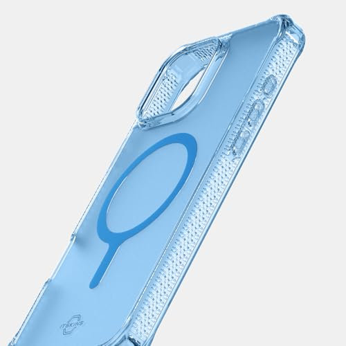 ITSKINS Hybrid R // Vapor Magnetic Matte Protective Phone Case for iPhone 16 Pro Max, Compatible with MagSafe, Slim Military Shockproof Phone Case, Slim Hybrid Cover - Light Blue