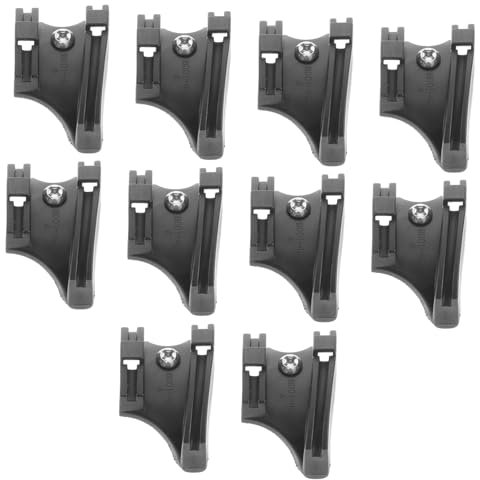 Toddmomy 10PCS Bike Bottom Bracket Cable Guide Durable Plastic Anti Friction Bracket Accessories for Smooth Cycling Black Bicycle Cable Management Solutions